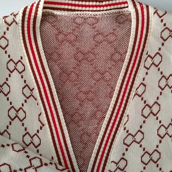 Bow Loop Print Cardigan - Picture 5 of 6